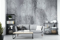 A calming serene sky wallpaper mural that defines a space.

