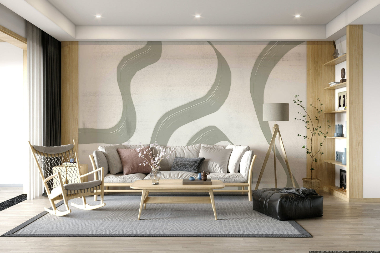 Subtle Stream Wall Mural - 2861695
