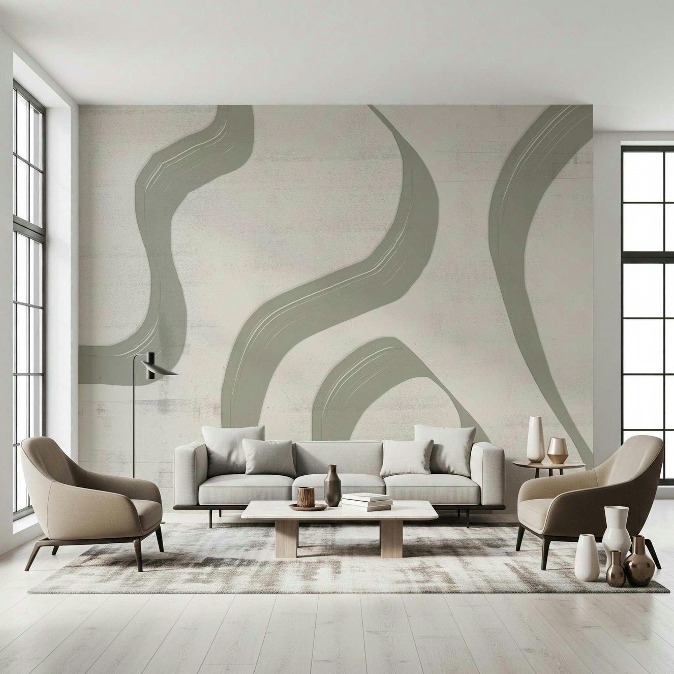 Fresque murale Subtle Stream - 2861695