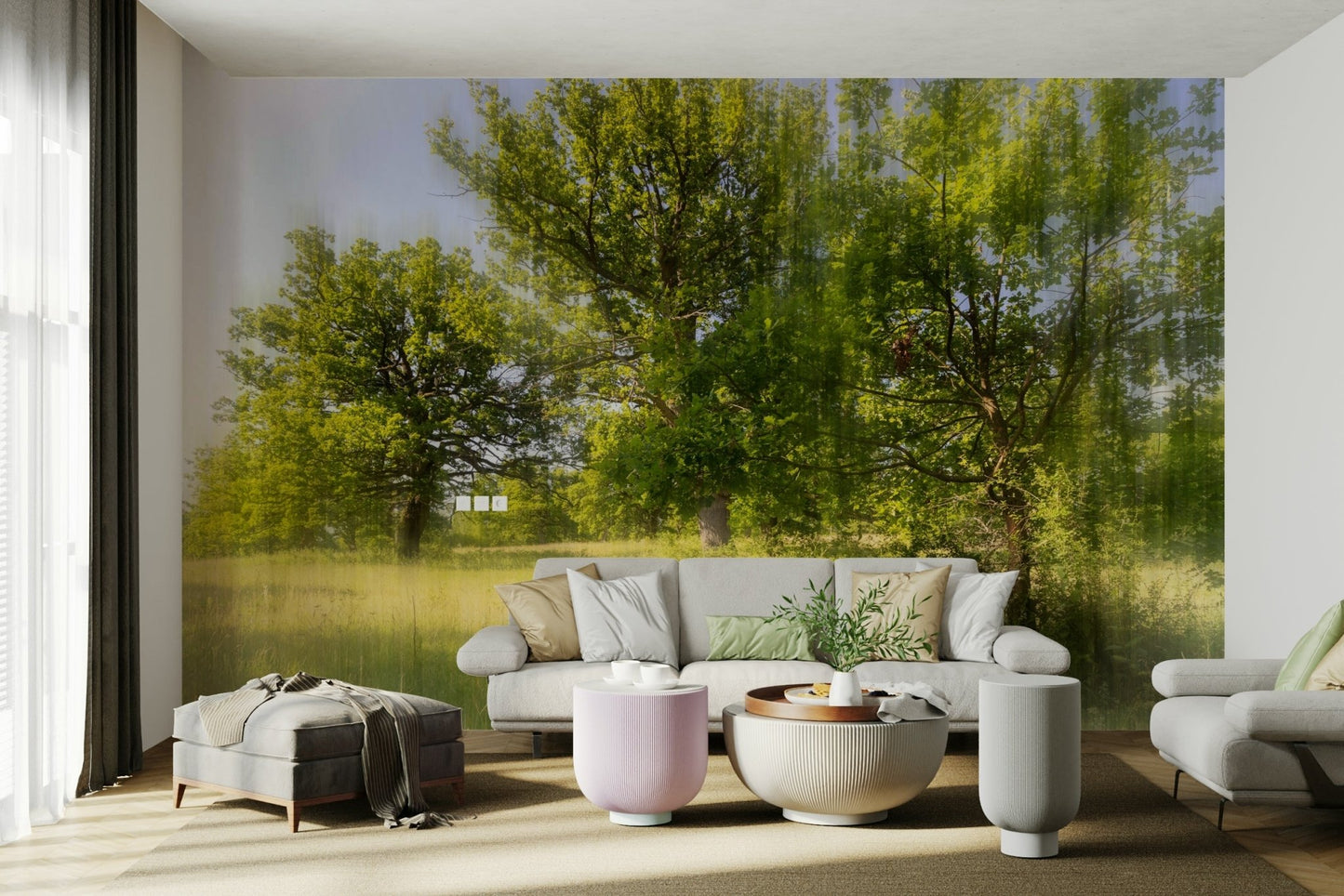 Peaceful nature wall wallpaper
