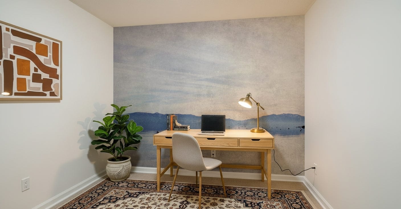 Serene Lake Vista Wall Mural -2671436