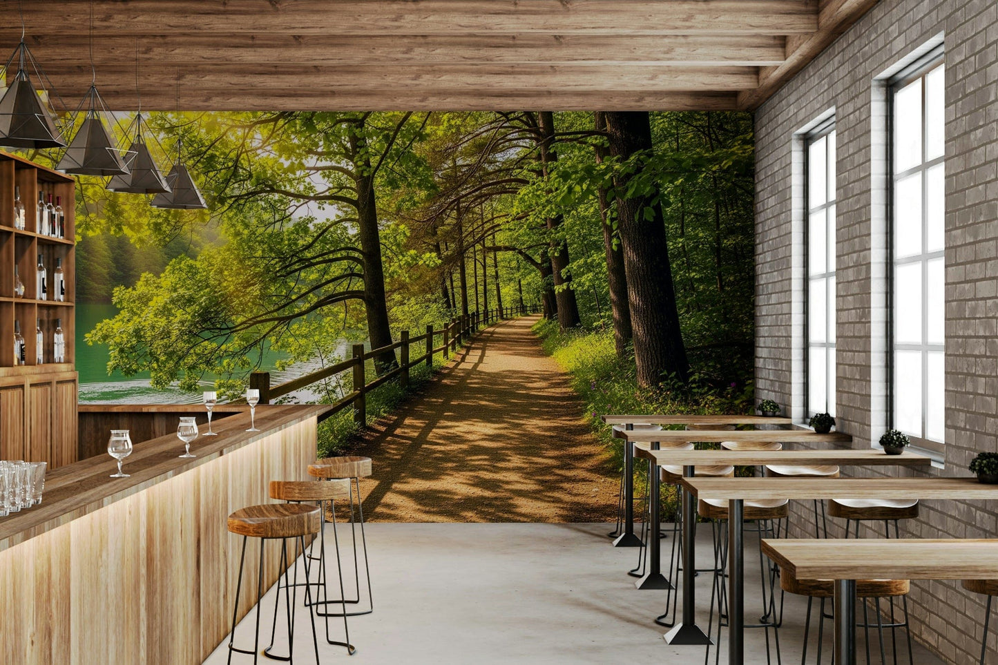 Fototapeta „Spokój nad jeziorem”