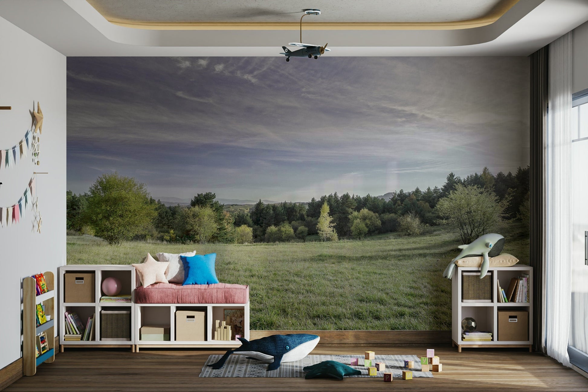 Inviting and open natural feel.

