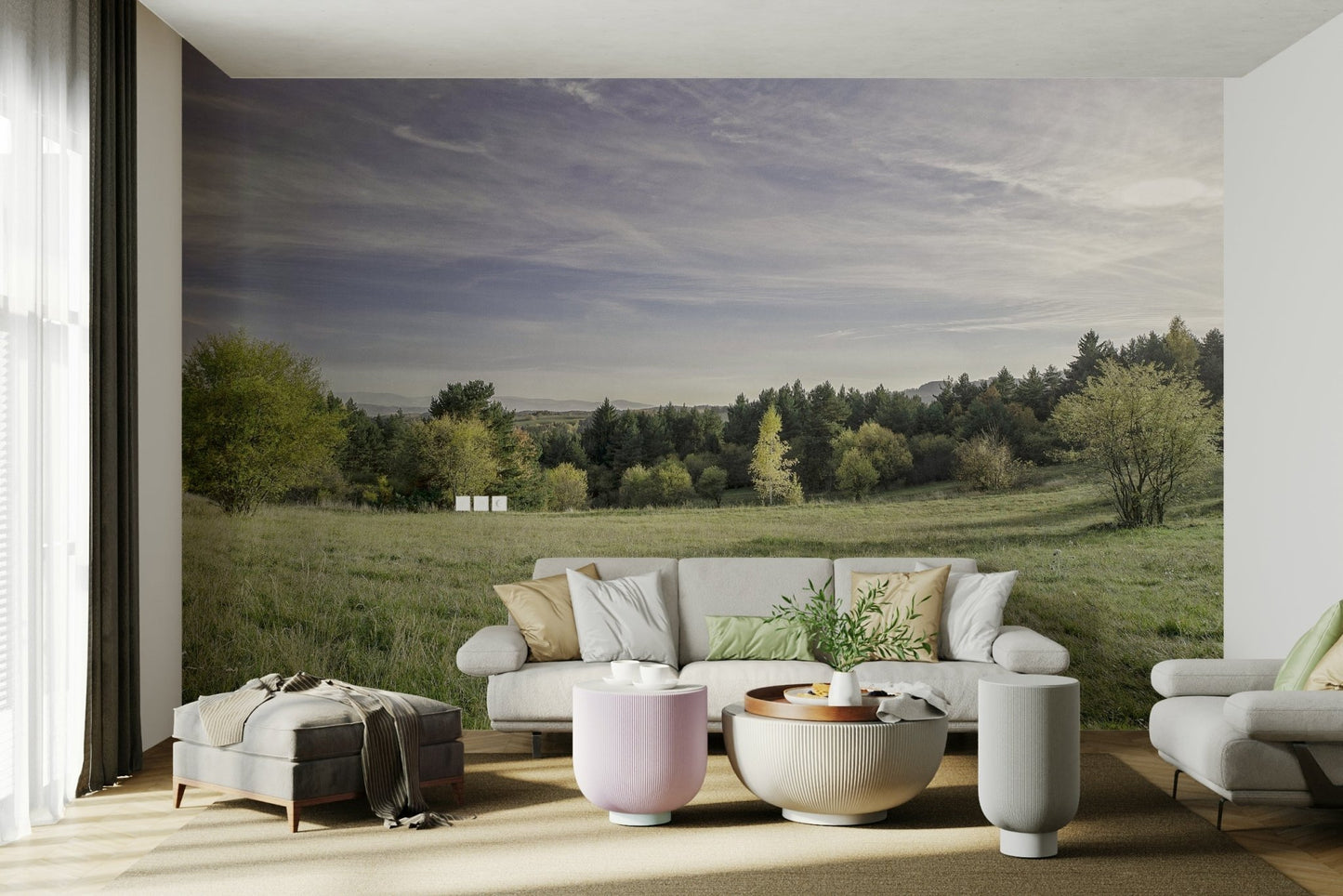 Wall decor evoking serenity and relaxation.

