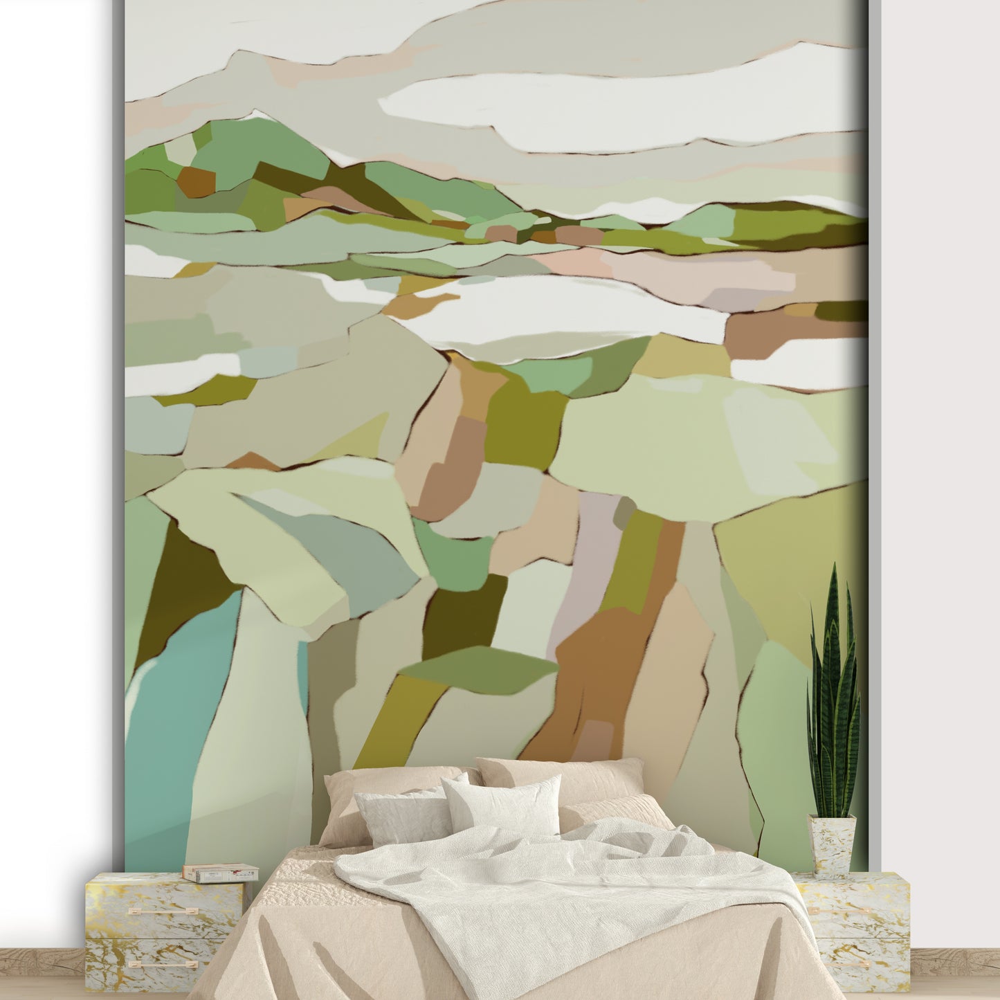 Gentle stream mural wallpaper

