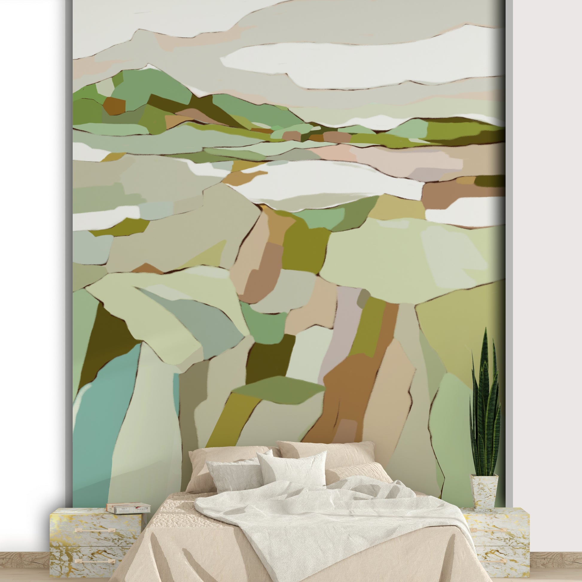 Gentle stream mural wallpaper

