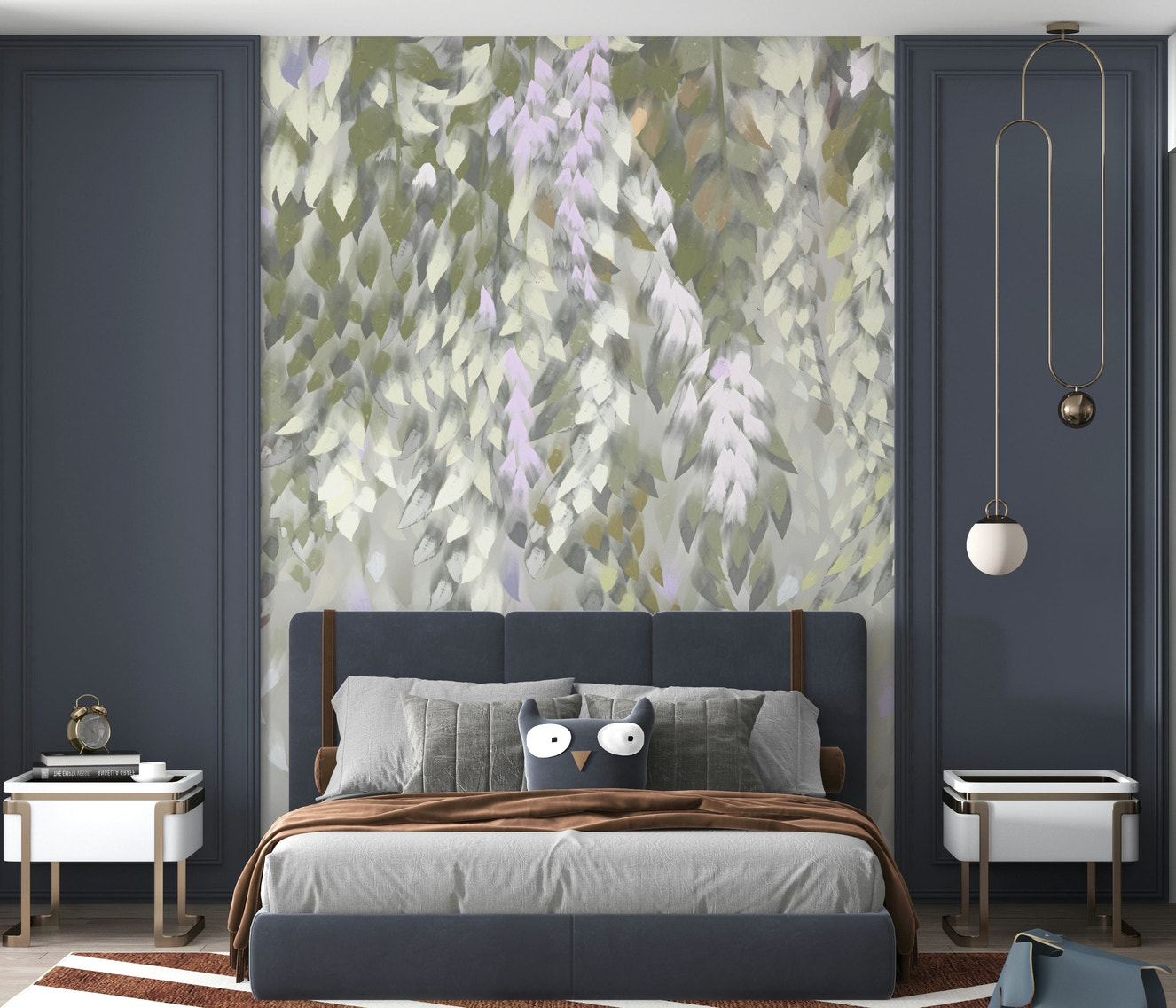 Falling Leaves Serenity Wall Mural