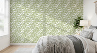 Serene Sage Canopy Leaves Wallpaper⁠