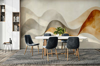 Gentle texture mural design


