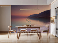 Serene Sunset Shoreline Wall Mural