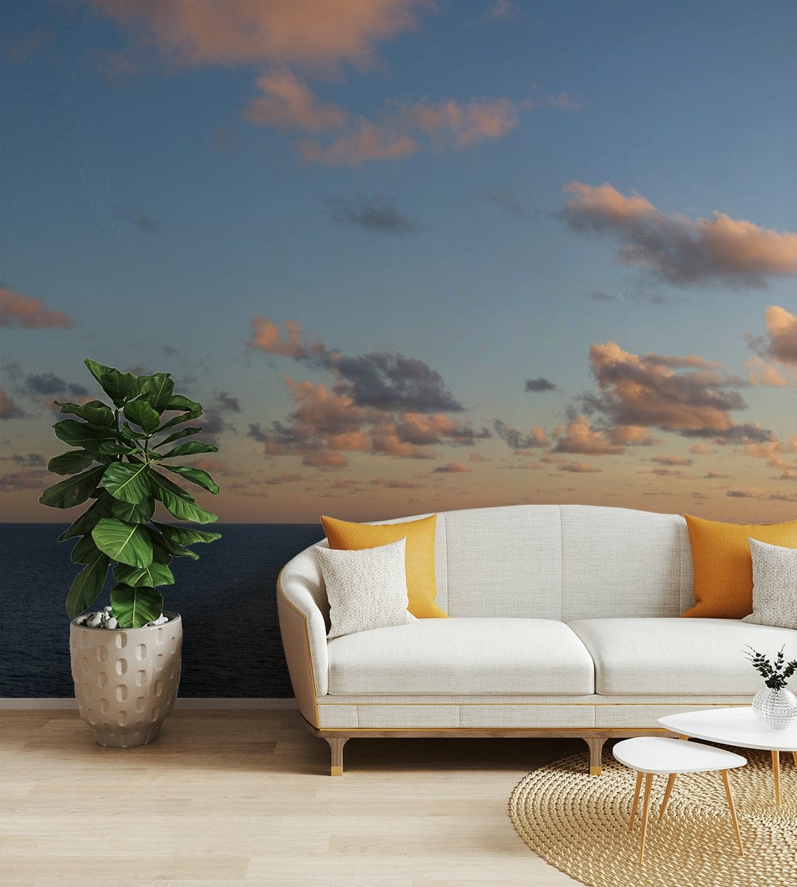 Sunset Sky colorful wall covering