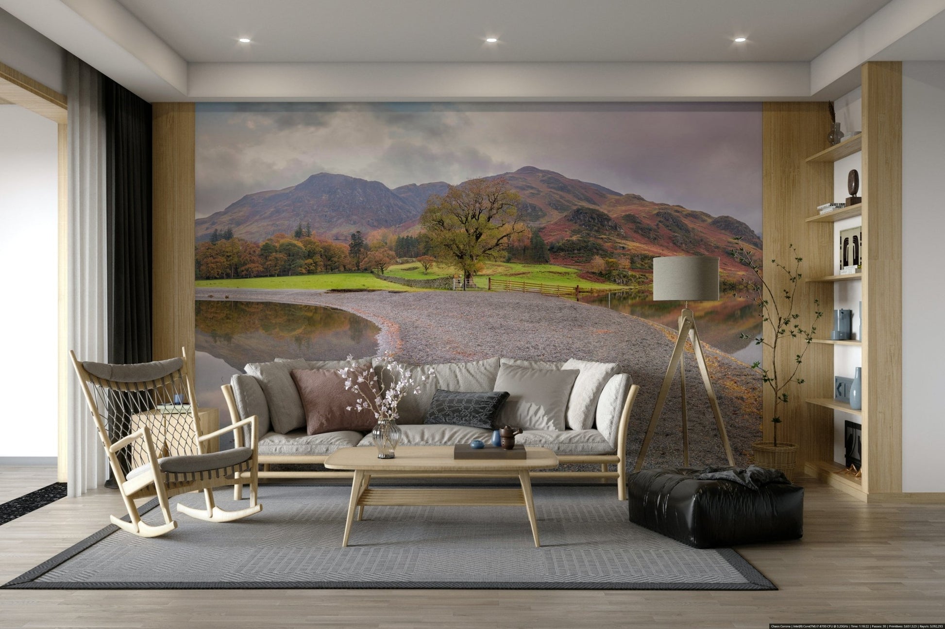 Ideal for living rooms.

