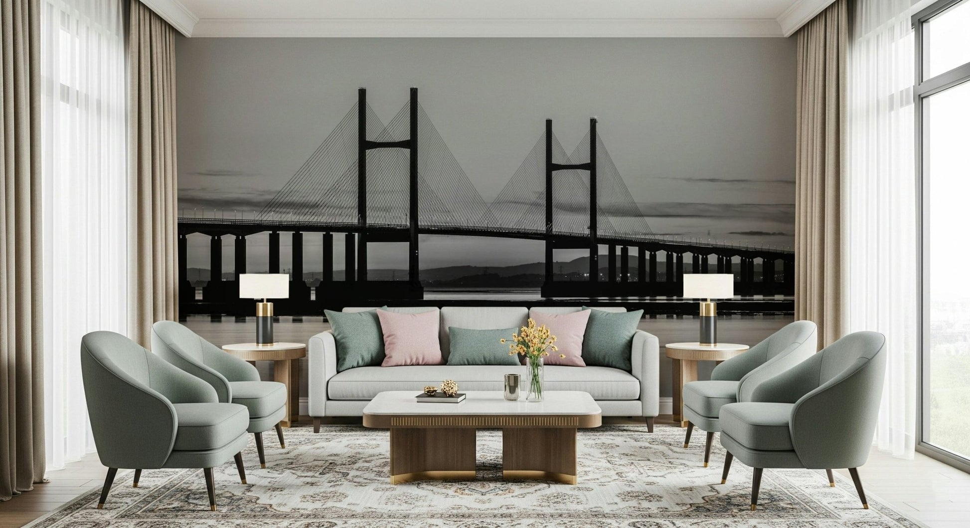 Severn Bridge Wall Mural