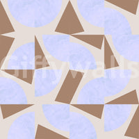Shapescape rustic ochre shapes wallpaper for walls.