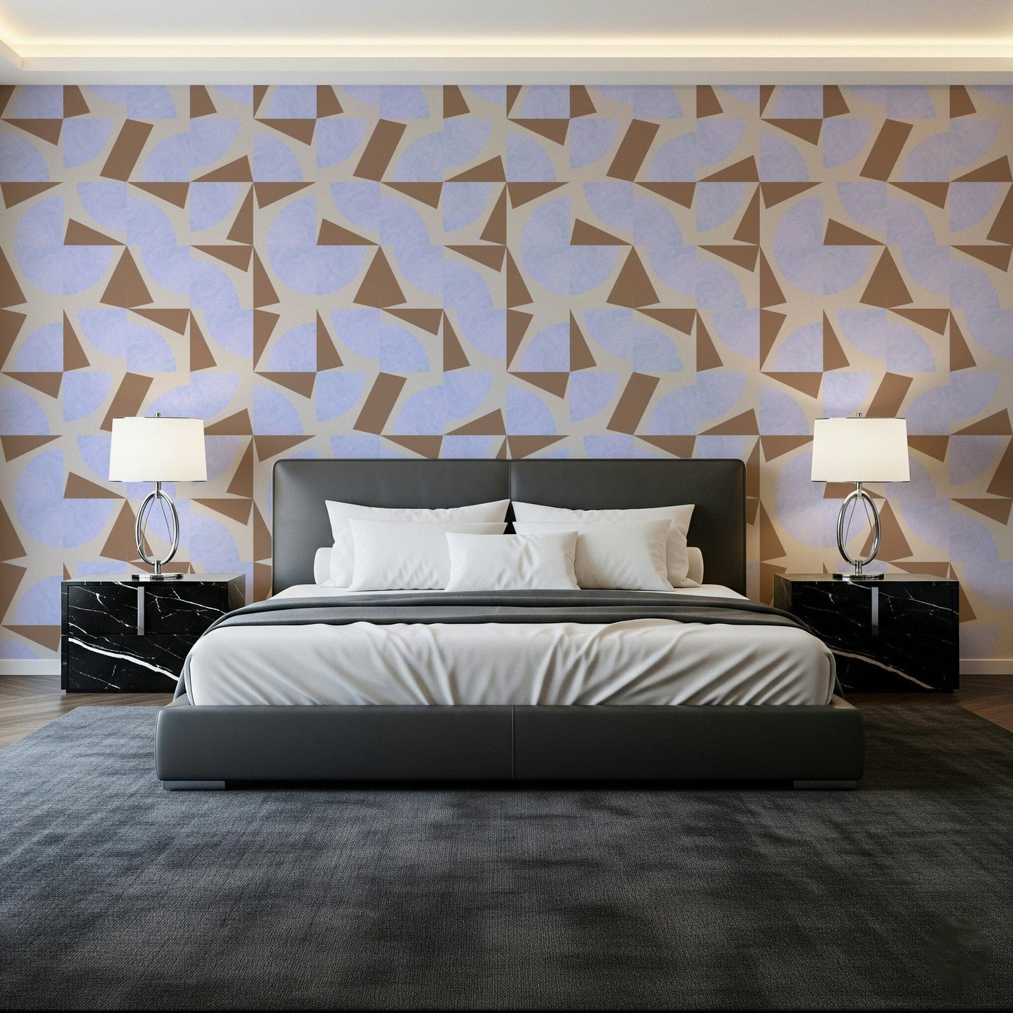 Shapescape marble arches chic wallpaper for walls.