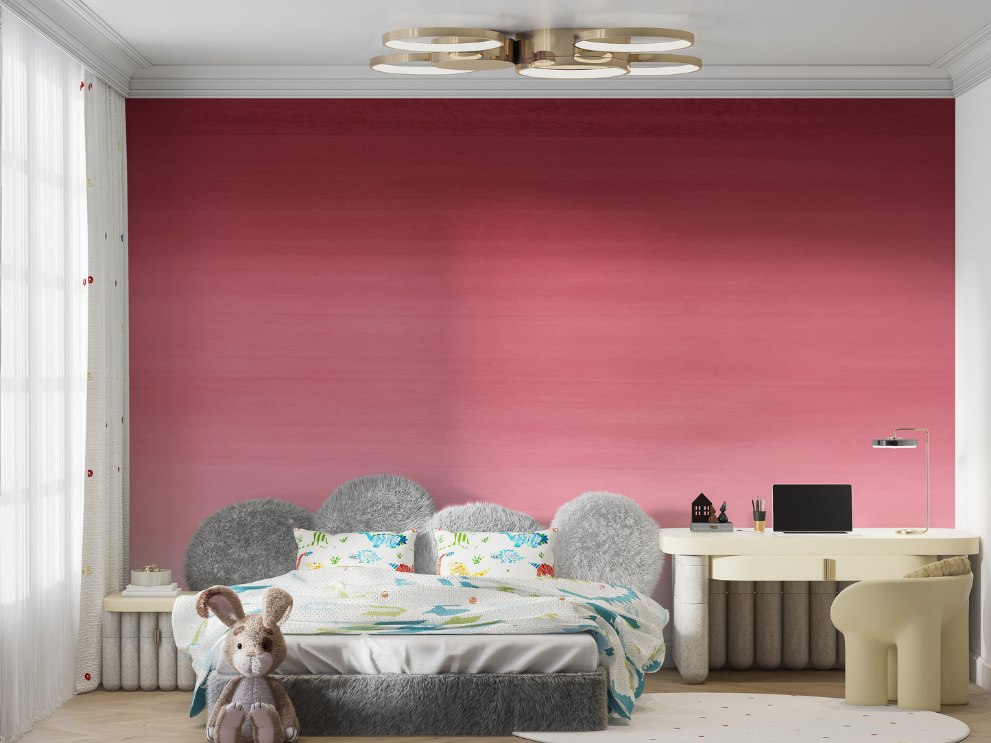 Cherry Blossom Panel Wall Mural - Giffywalls