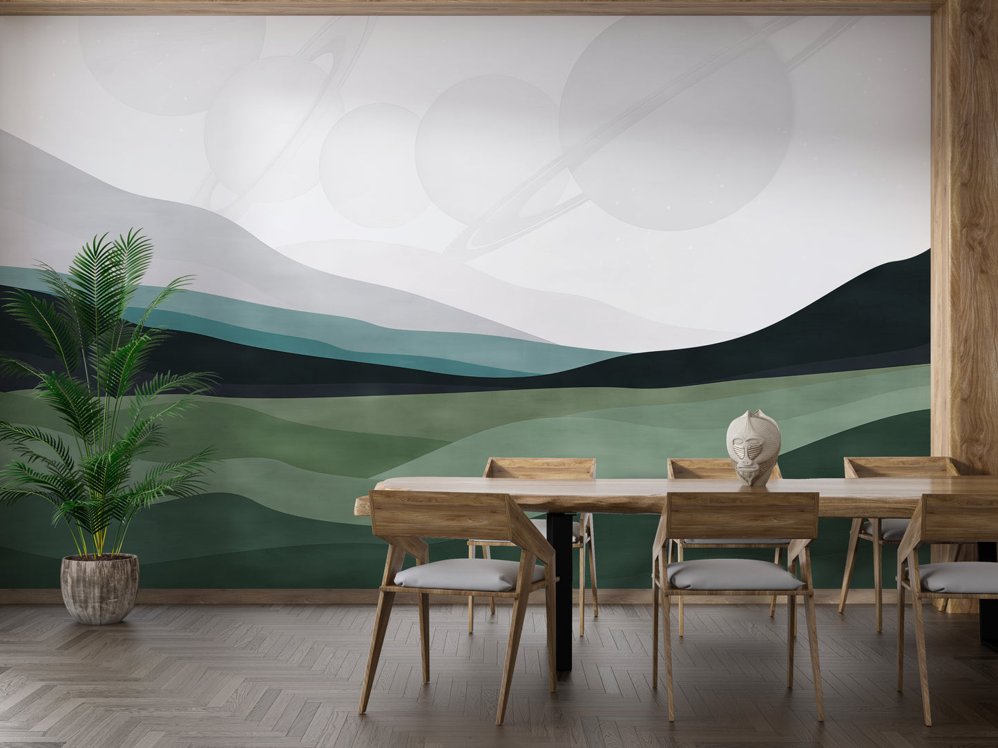 Galactic Harmony Wall Mural - Giffywalls