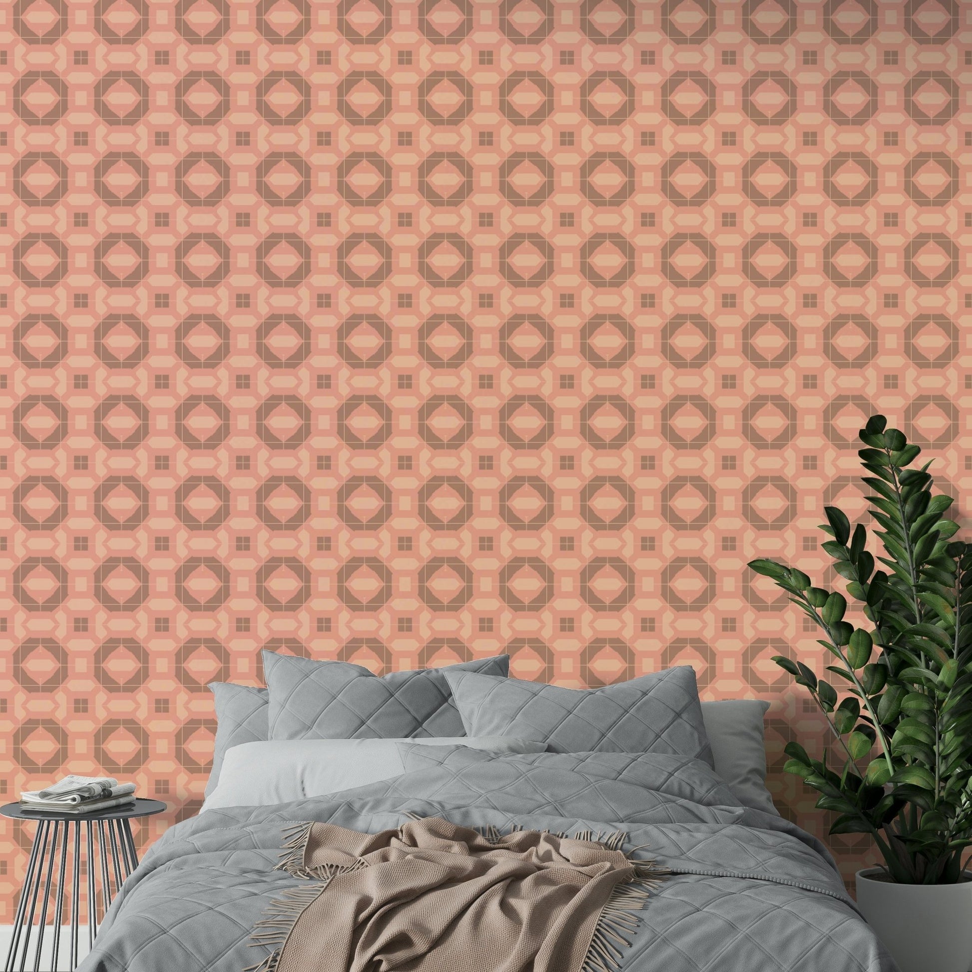 Ideal wallpaper for kitchens, dining rooms, or living rooms

