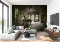 Silent Keys mural creating a serene, musical atmosphere in bedrooms or studios.