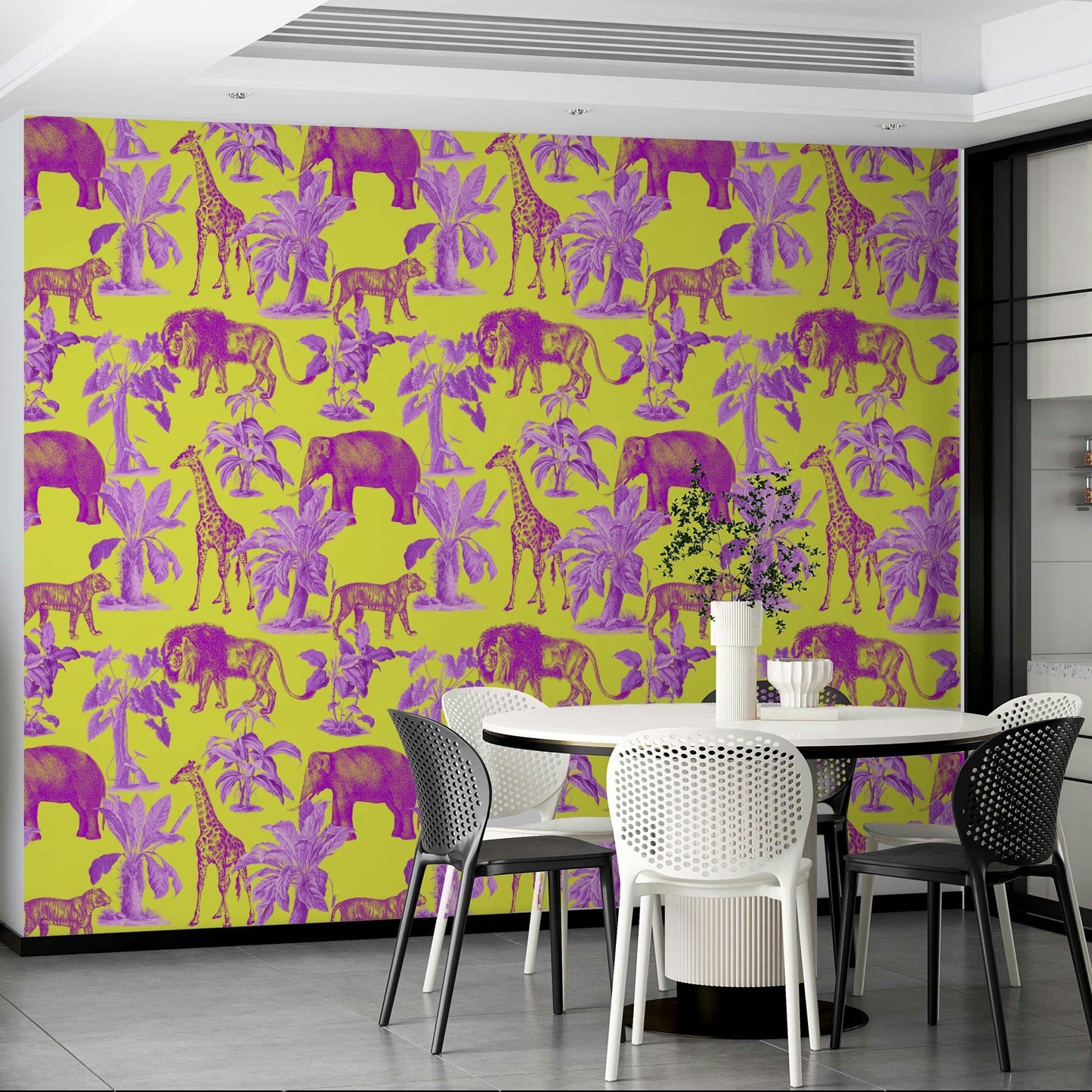 Textured botanical design in Silva Wallpaper

