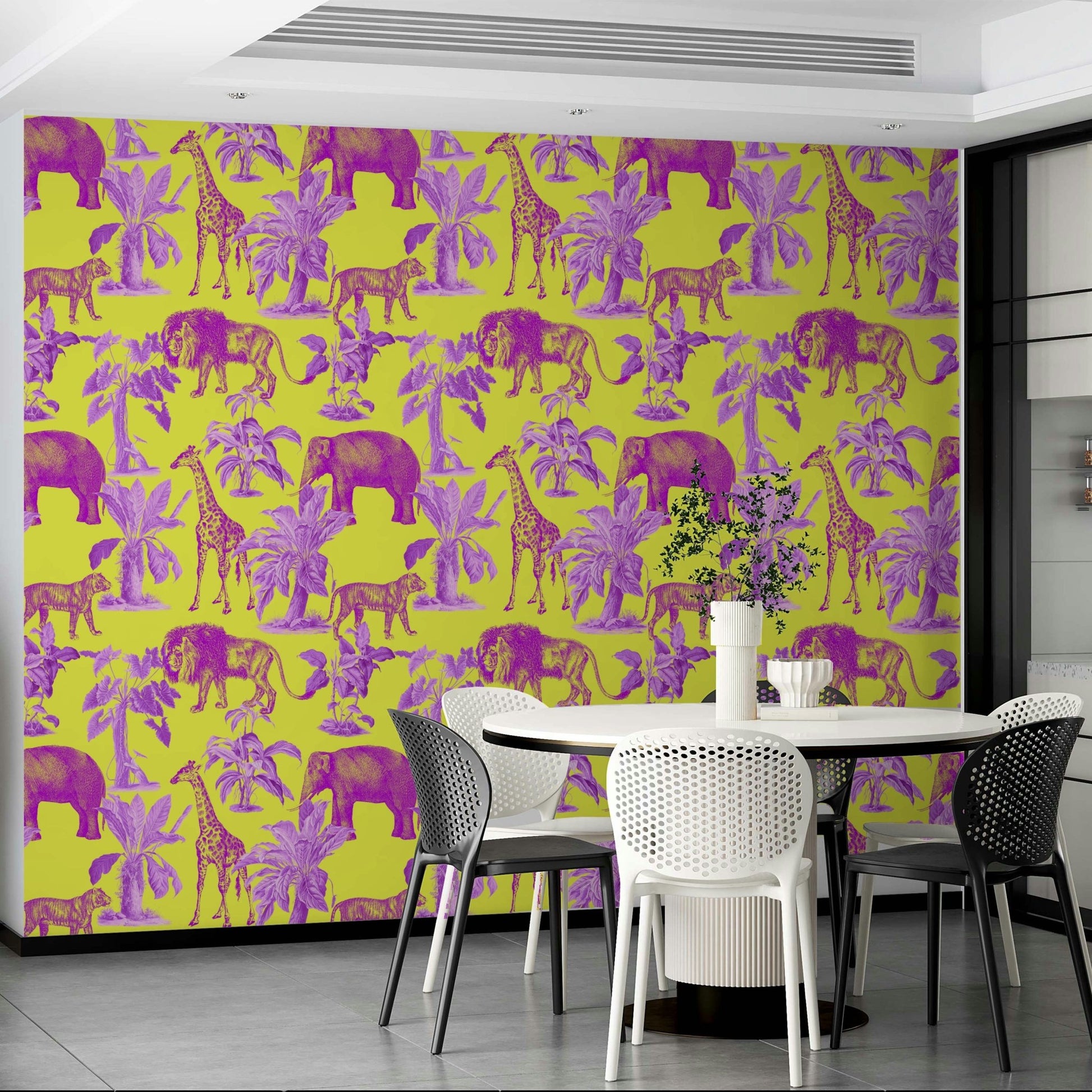 Textured botanical design in Silva Wallpaper

