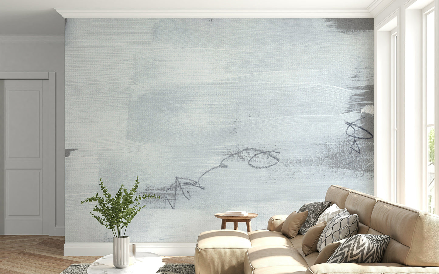 A classic abstract design wallpaper for walls.