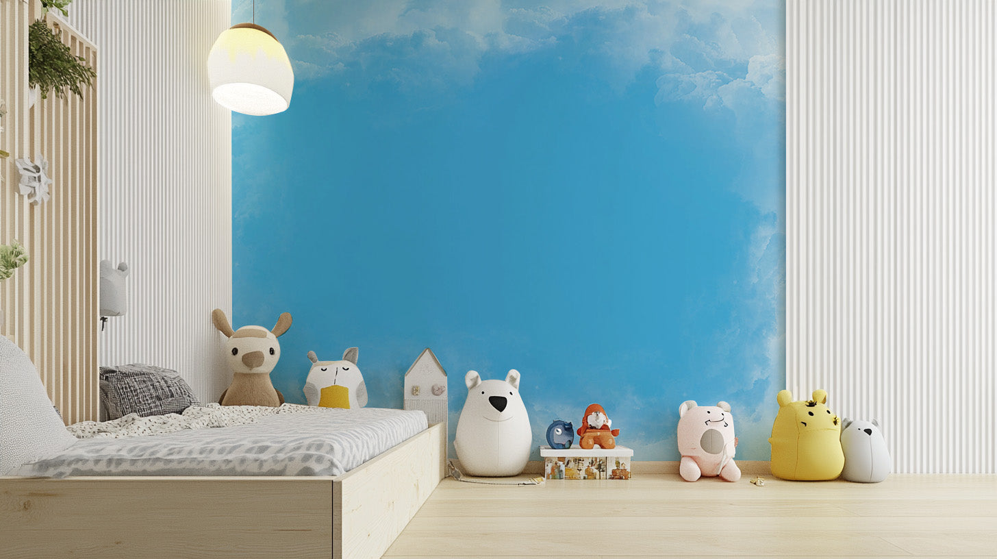 Sky Embrace Abstract Wallpaper Mural - Giffywalls