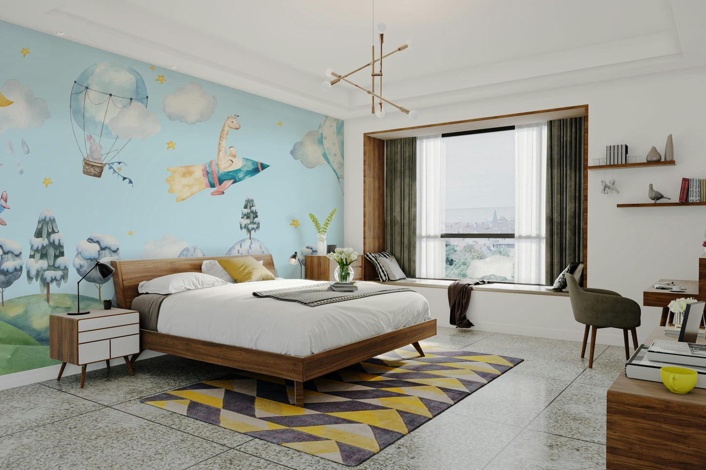 The overall feel is quiet and serene.

