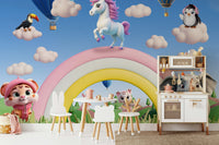 The image is suitable for a kids room or a playroom.

