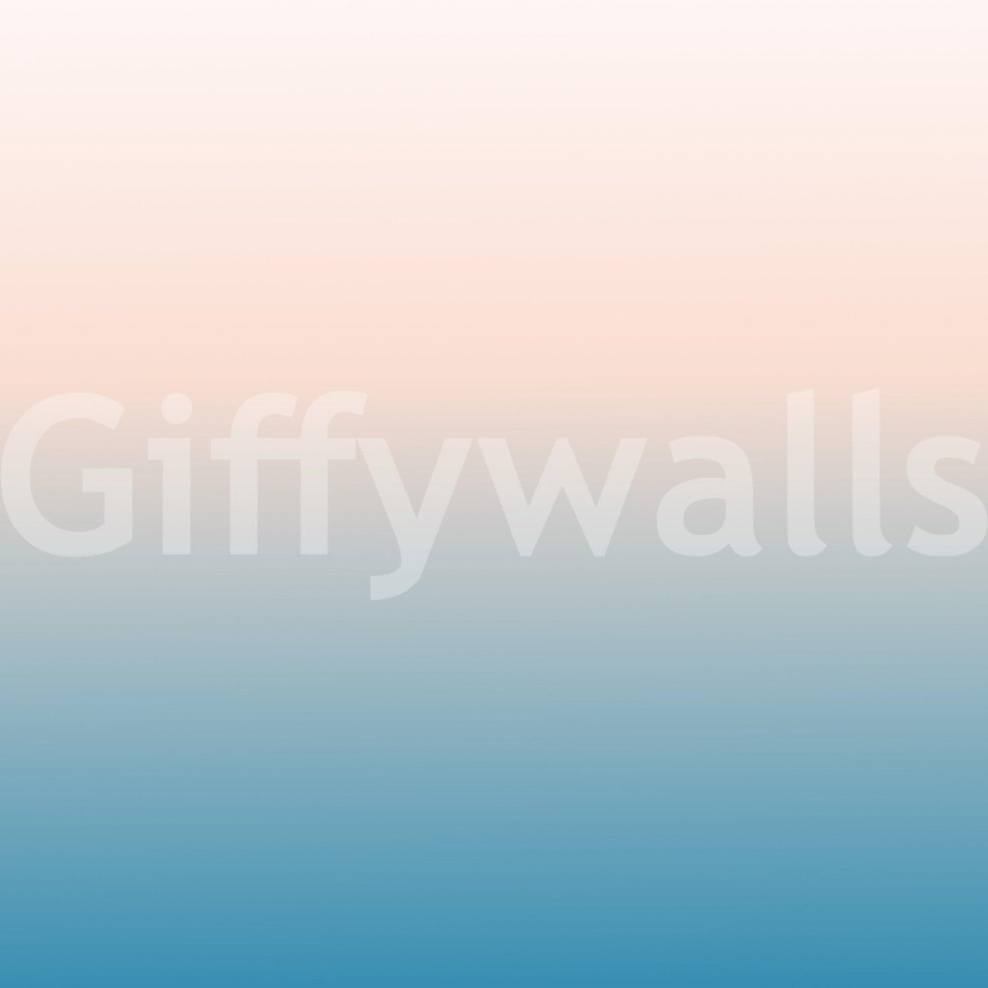 Abstract decor print, gentle color shift; a beautiful feature wall option.