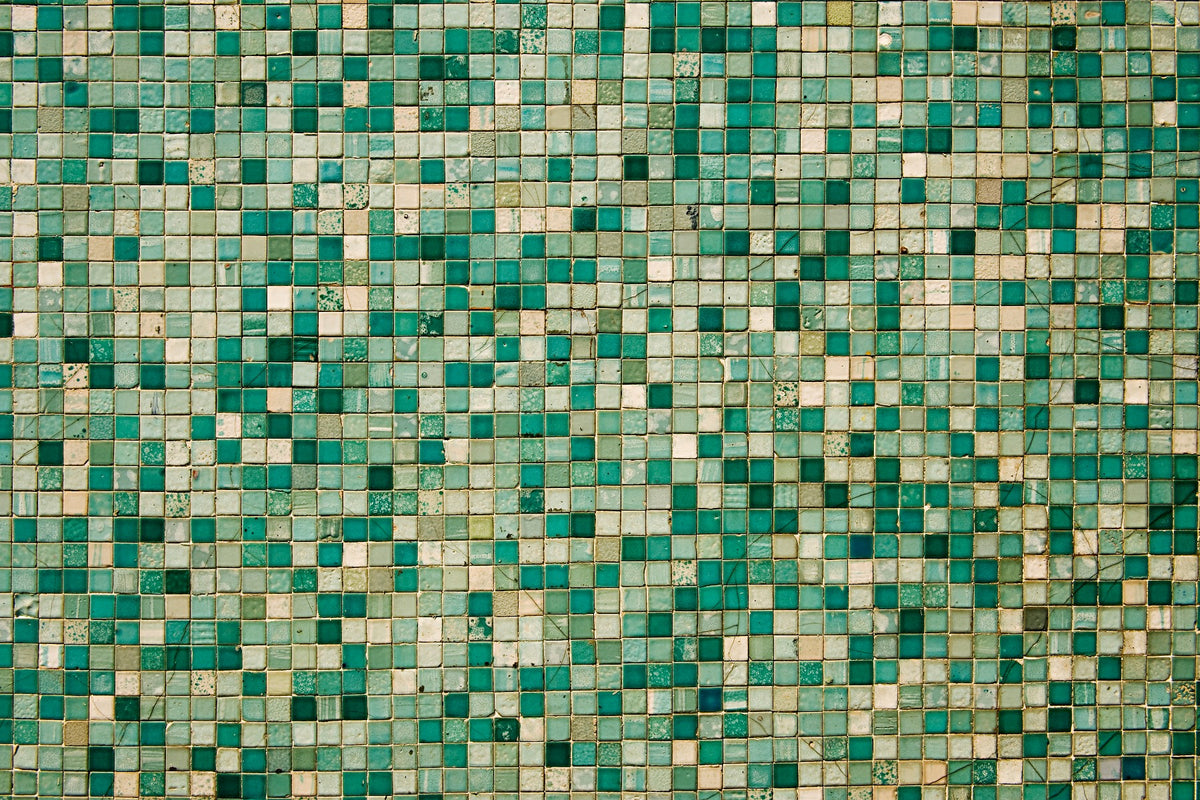 Faux Mosaic Tapete Wandbild in your room