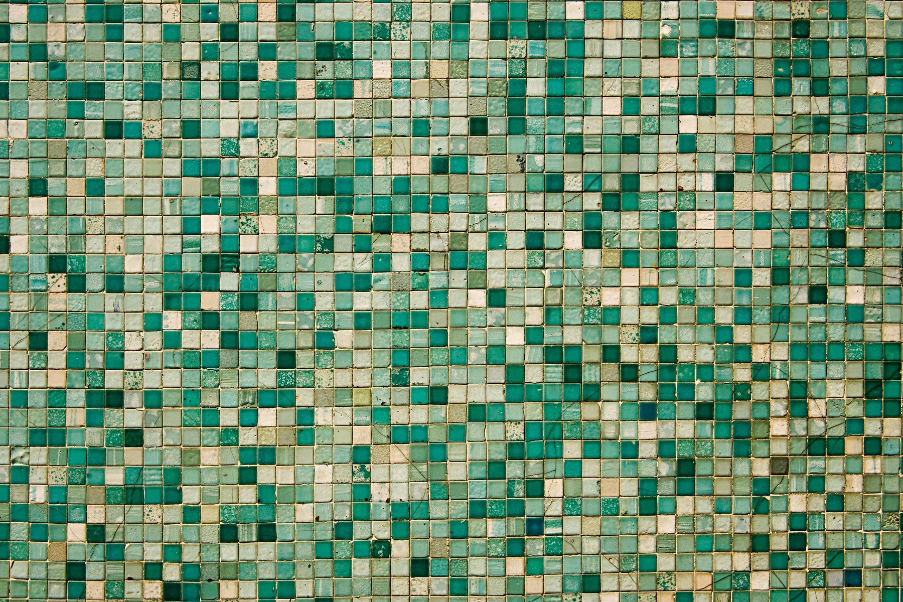 Faux Mosaic Tapete Wandbild