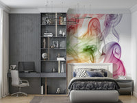 Smoke Art Wall Mural