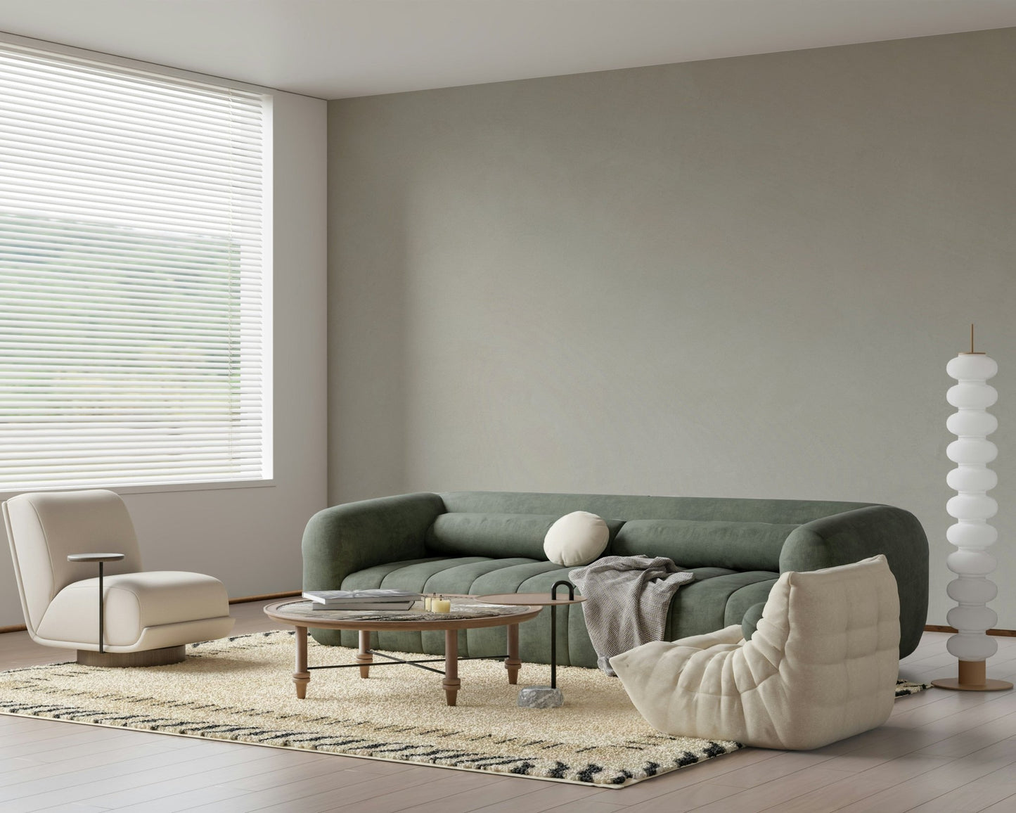 Wall mural showcasing polished stone textures with subtle shading for sophisticated décor.