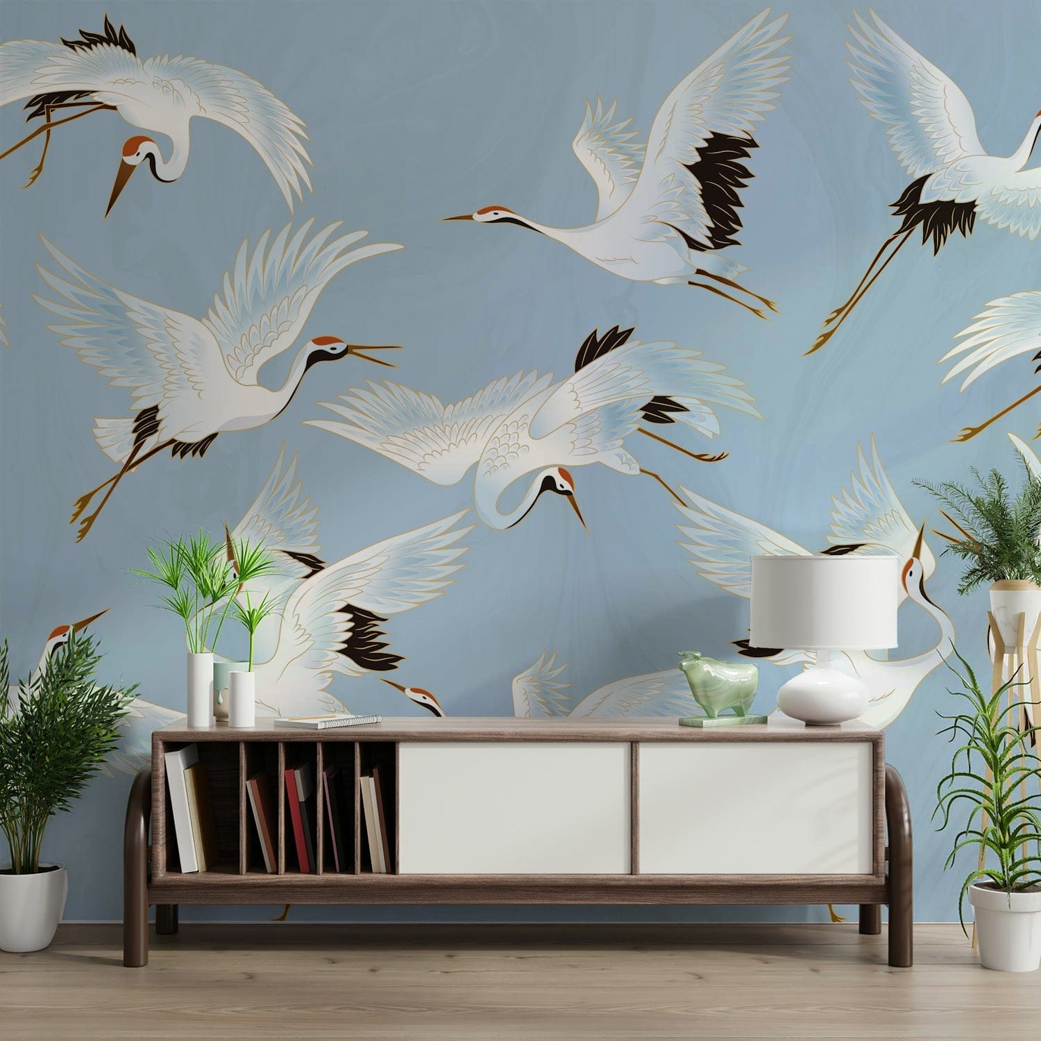 The design has a beautiful, artistic aesthetic.

