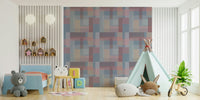 A modern wallpaper featuring soft gradient blocks in subtle, harmonious colors.