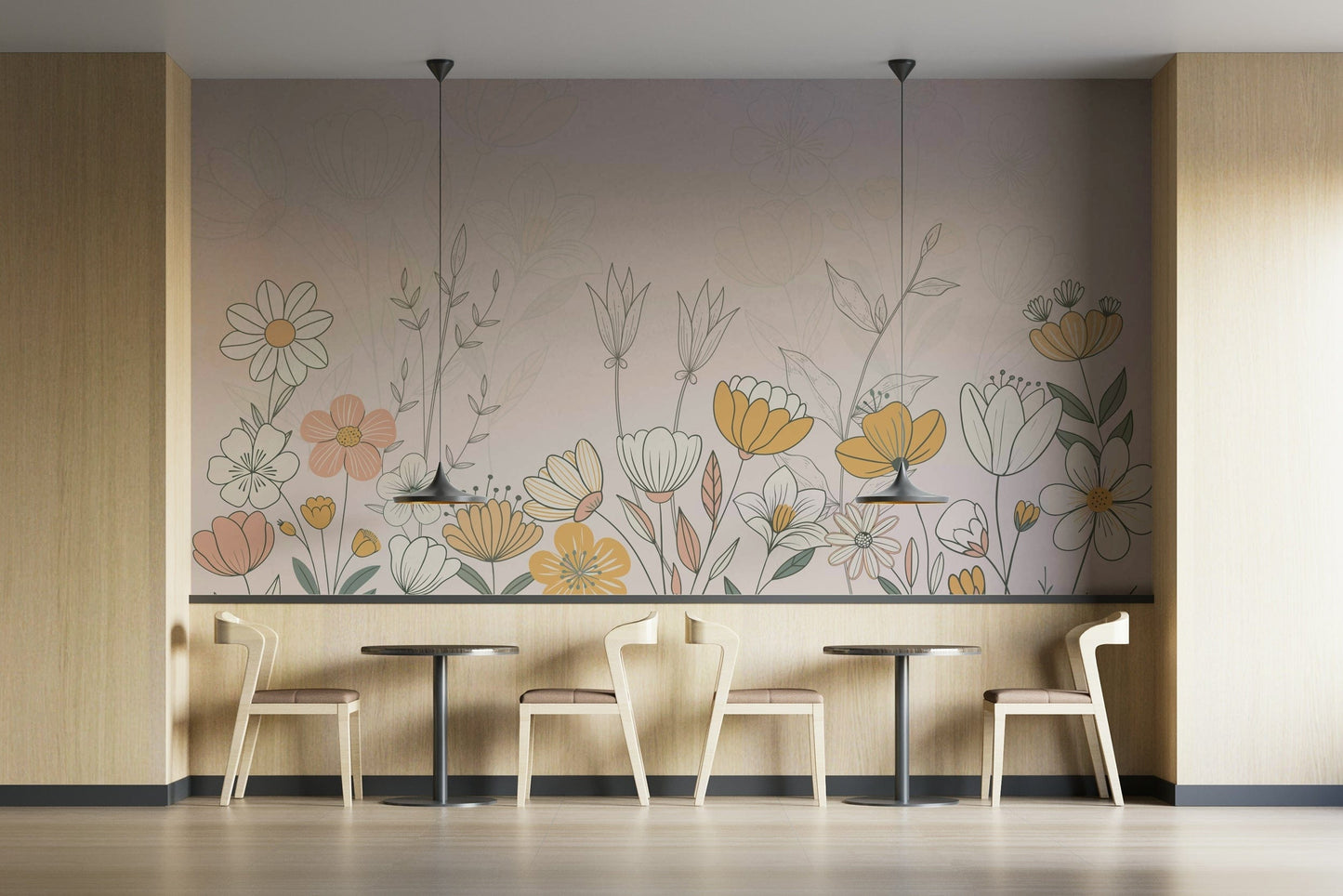 The design has a light and ethereal feel.

