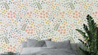 Soft Floral Dreams wallpaper in pastel floral design.

