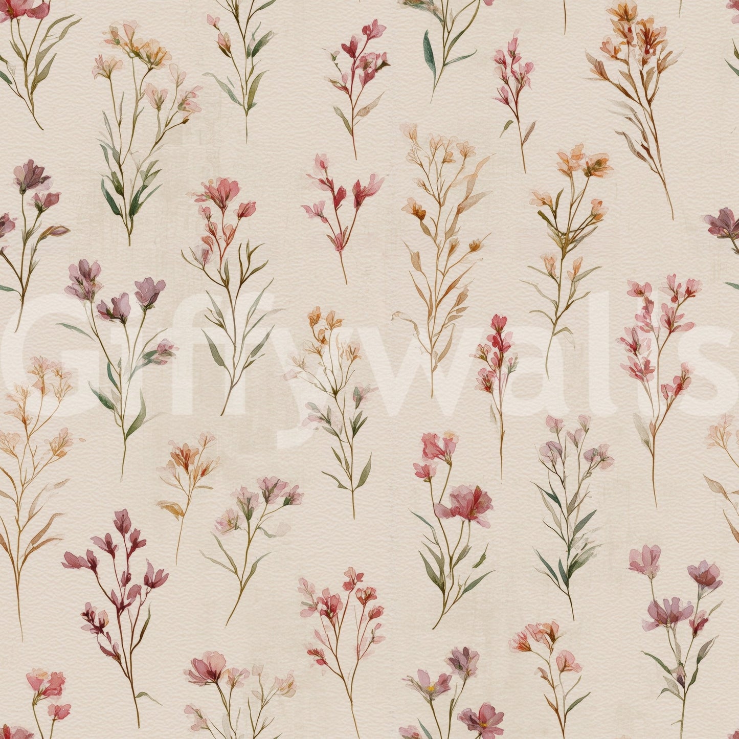 Soft Floral Whispers Wallpaper⁠