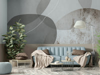 A calm and serene wall covering.

