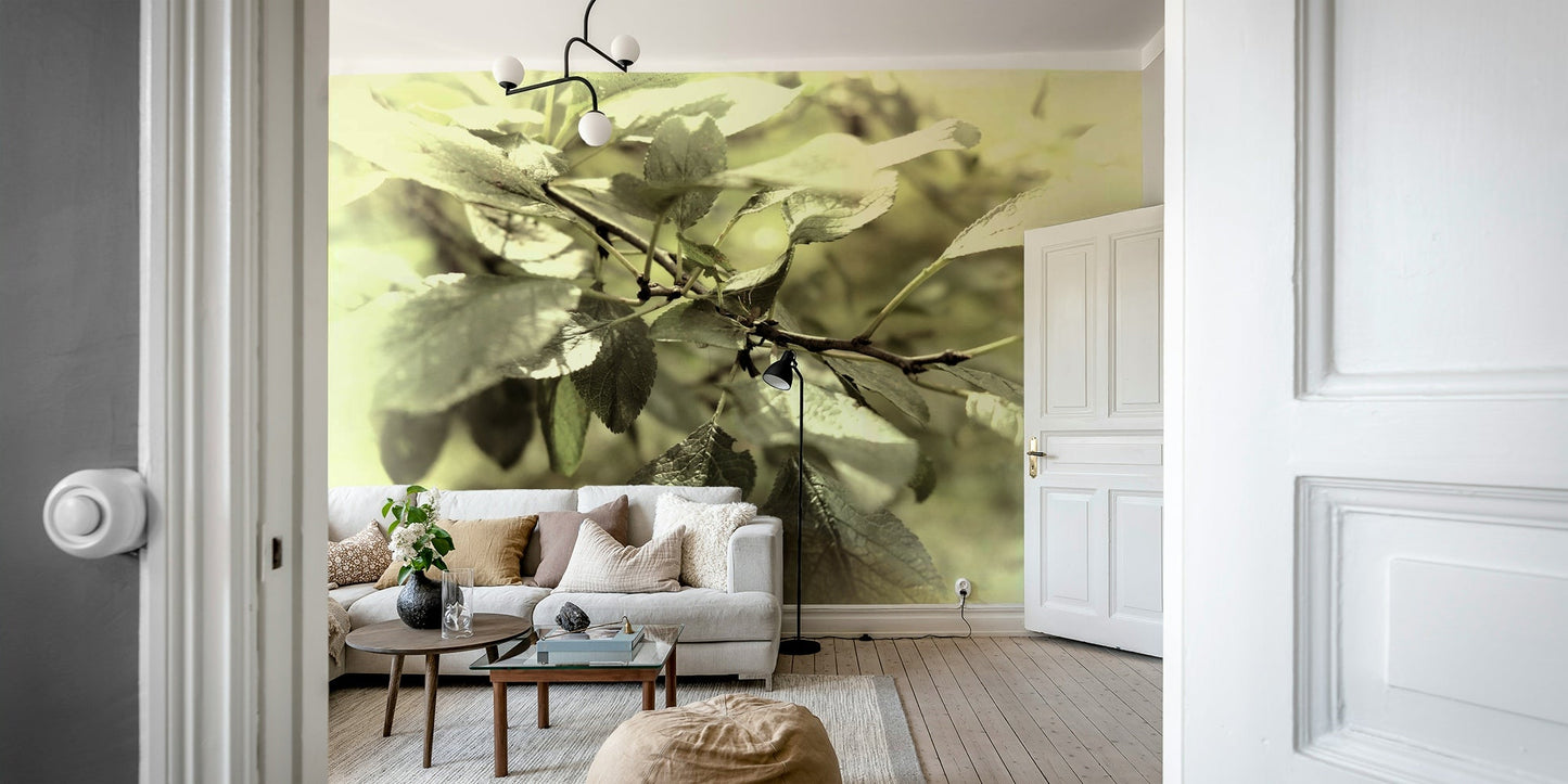 Nature wall art in soft tones
