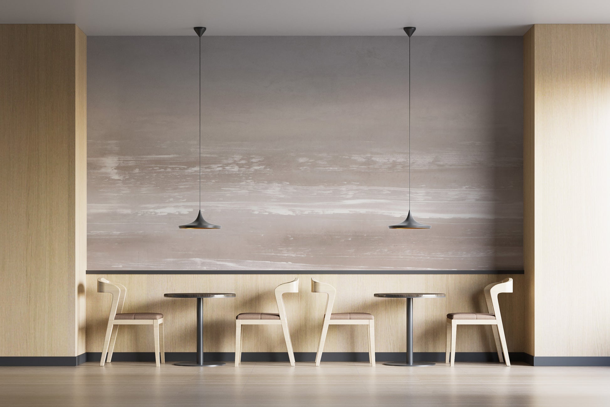 Stylish muted tone abstract wallpaper for home
