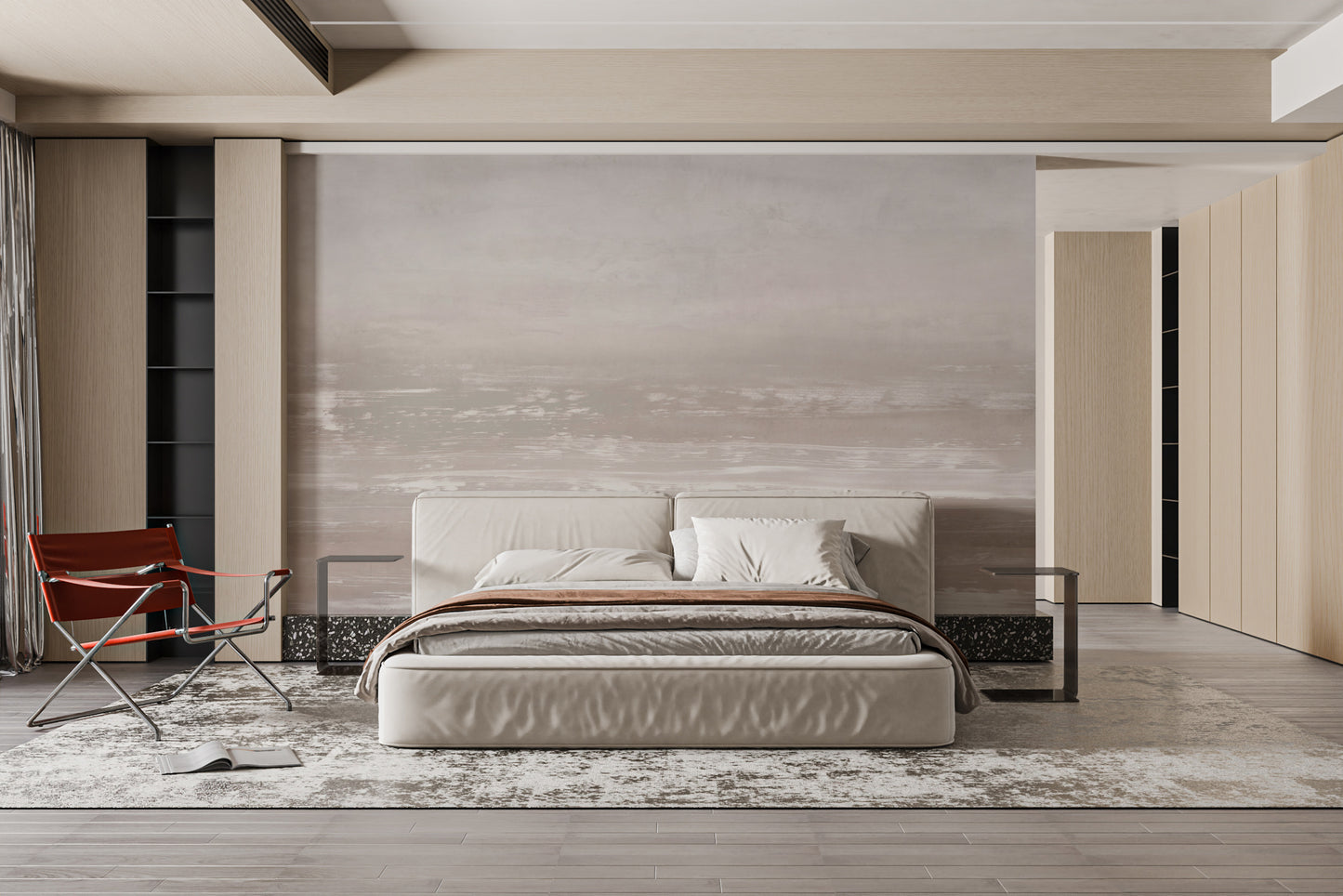 Contemporary soft neutral abstract wall texture
