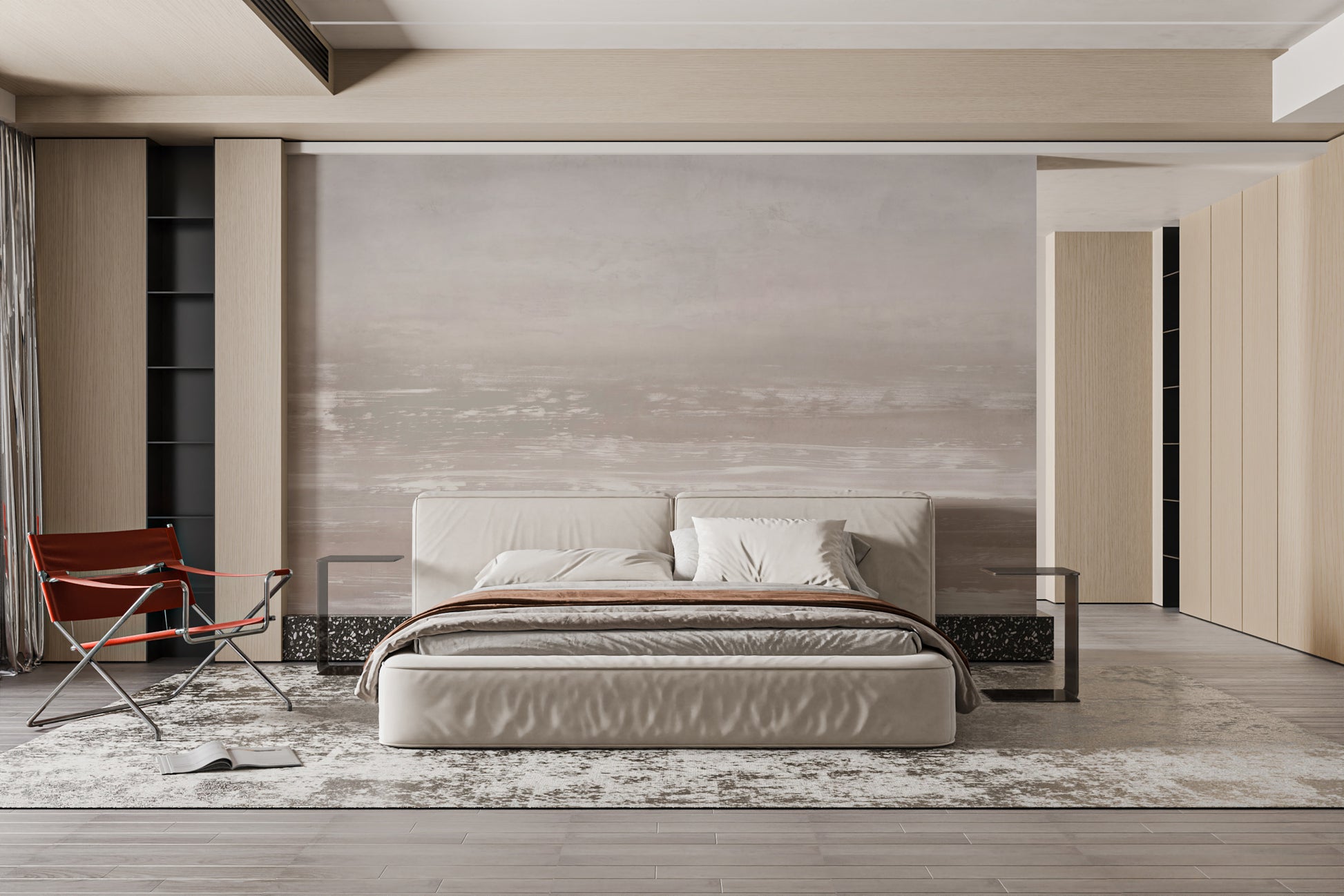 Contemporary soft neutral abstract wall texture
