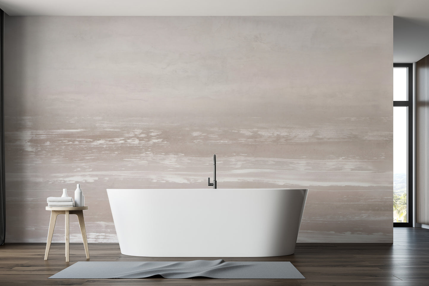 Textured abstract wallpaper in warm neutral shades
