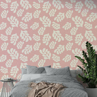 The room feels calm and serene due to the natural, delicate design.

