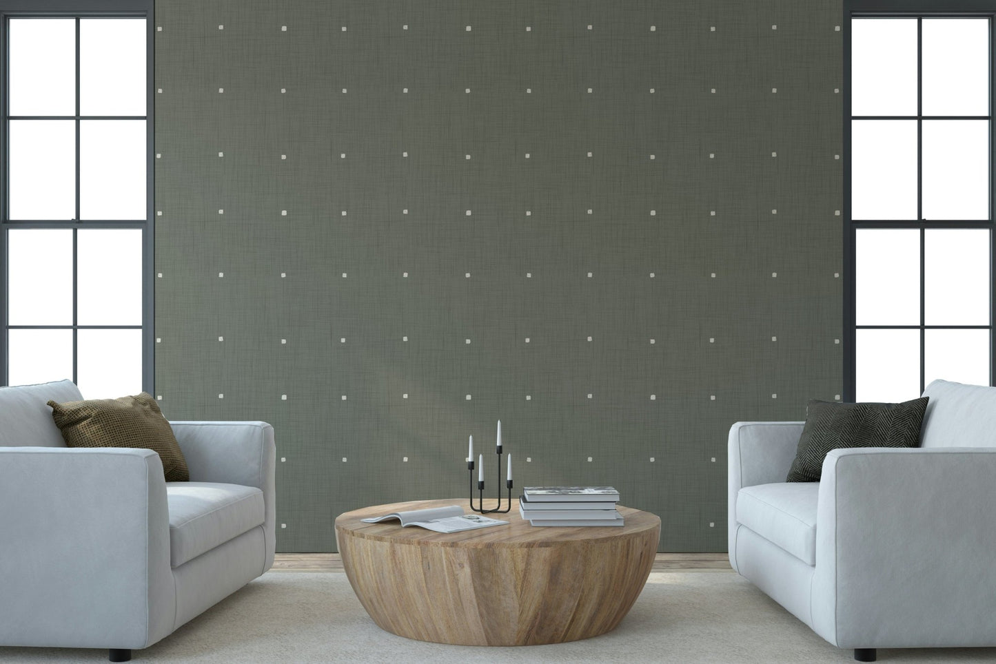 Soft Texture geometric squares taupe wallpaper unique paper.