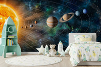 Solar System Symphony Wall Mural