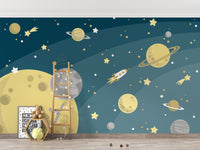 Solar system wallpaper with planets
