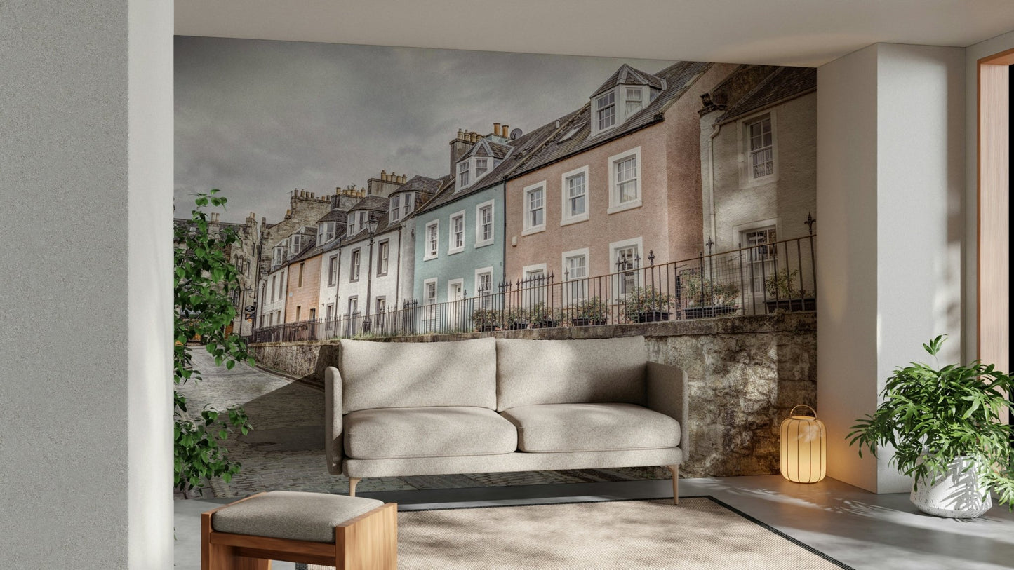 Easy-to-apply mural wallpaper

